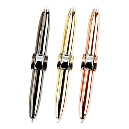Pluma Ejecutiva Anti-Estrés con Spinner y luz LED - ORIGINAL
